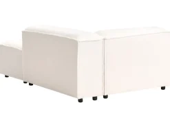 ARDAL 4 personers Hjørnesofa modul Venstrevendt Cremehvid Boucle