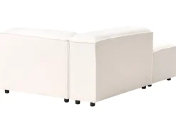 ARDAL 4 personers Hjørnesofa modul Højrevendt Cremehvid Boucle