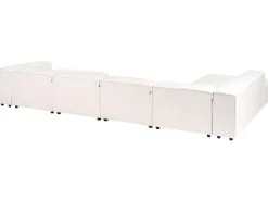 ARDAL 5 personers Hjørnesofa modul Højrevendt Cremehvid Boucle