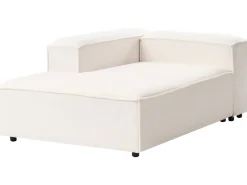 ARDAL 5 personers Hjørnesofa modul Venstrevendt Cremehvid Boucle