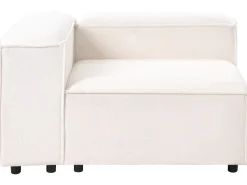 ARDAL 5 personers Hjørnesofa modul Venstrevendt Cremehvid Boucle