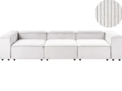 ARDAL 3 personers Modulsofa Cremehvid Fløjl