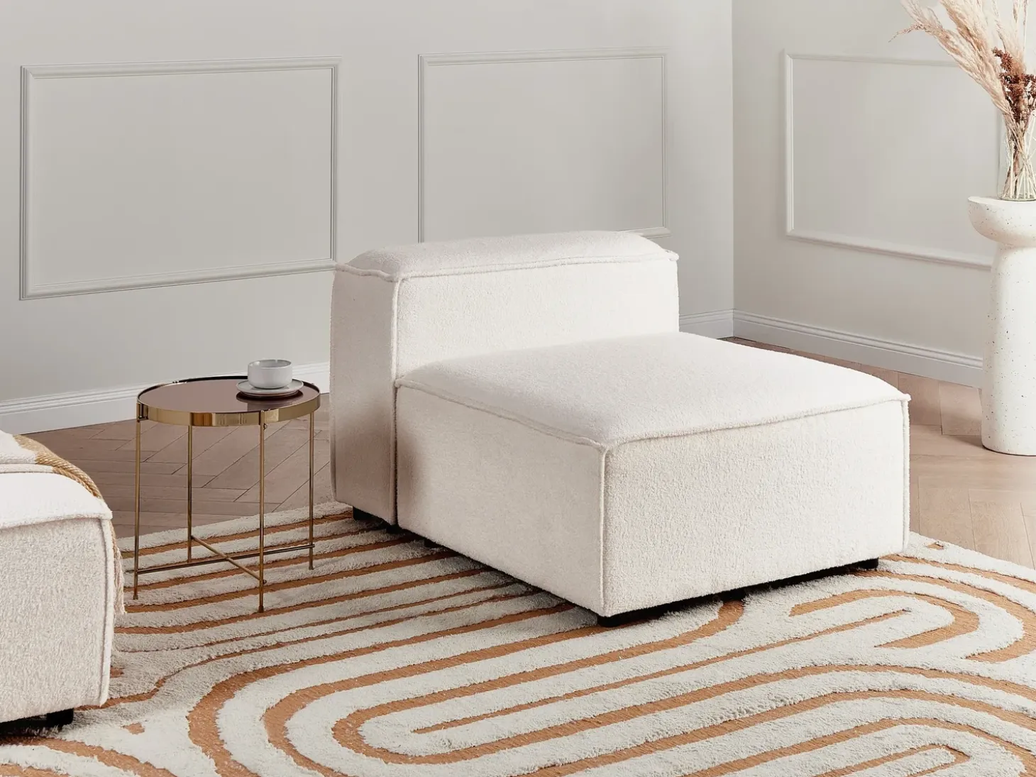 ARDAL Stol Modul Cremehvid Boucle