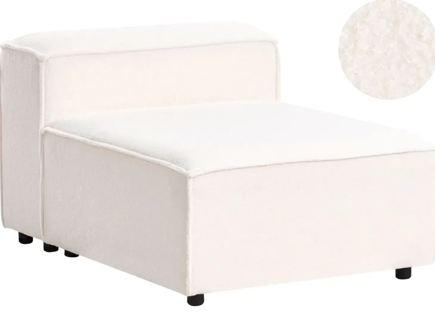 ARDAL Stol Modul Cremehvid Boucle
