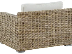 ARDEA 4 personers havesofasæt Lysebrun Rattan