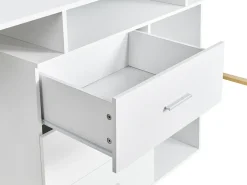 ASHMORE Hvid 165/220 cm 55 cm