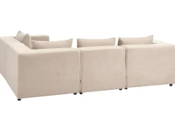 AXEBO 4 personers Hjørnesofa modul Venstrevendt Beige Boucle