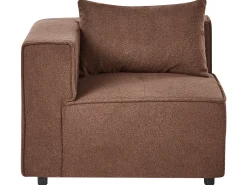 AXEBO 4 personers Hjørnesofa modul Højrevendt Brun Boucle