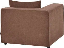 AXEBO 4 personers Hjørnesofa modul Højrevendt Brun Boucle
