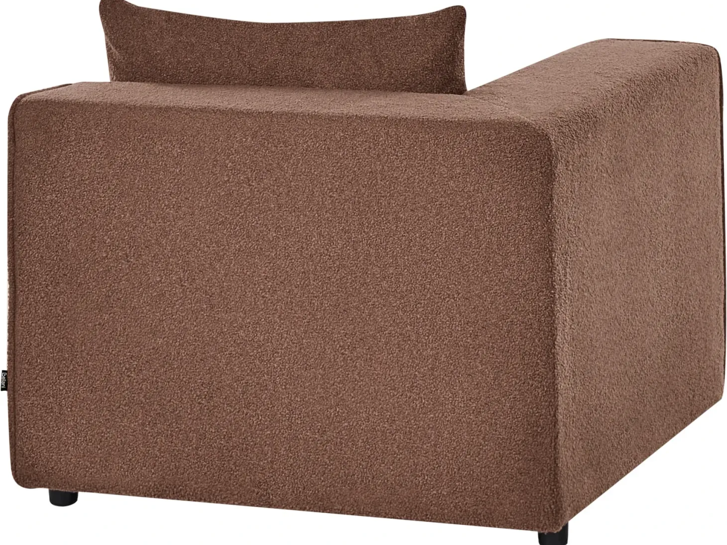 AXEBO 4 personers Hjørnesofa modul Højrevendt Brun Boucle