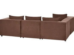 AXEBO 4 personers Hjørnesofa modul Højrevendt Brun Boucle