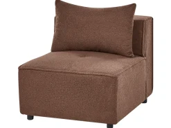 AXEBO 4 personers Hjørnesofa modul Højrevendt Brun Boucle