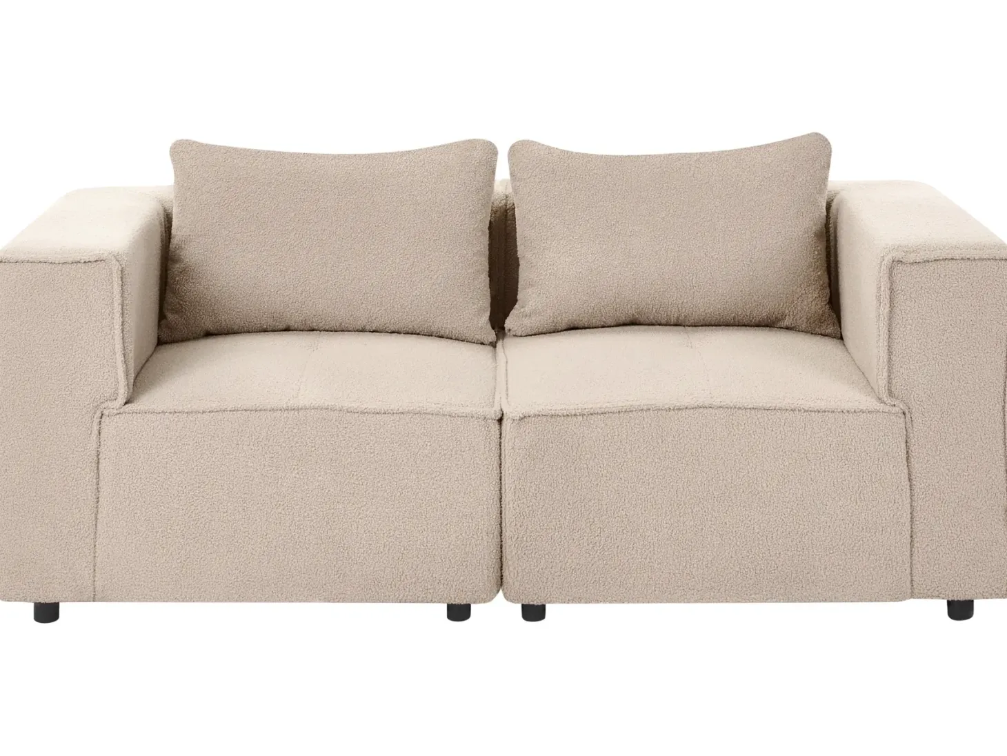 AXEBO 2 personers Modulsofa Beige Boucle