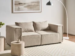AXEBO 2 personers Modulsofa Beige Boucle