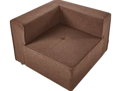 AXEBO 2 personers Modulsofa Brun Boucle