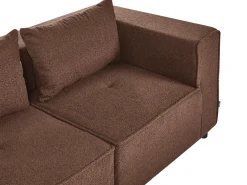AXEBO 2 personers Modulsofa Brun Boucle