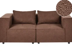 AXEBO 2 personers Modulsofa Brun Boucle
