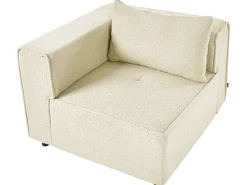 AXEBO 2 personers Modulsofa Cremehvid Boucle