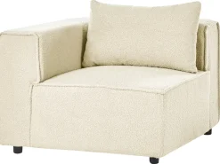 AXEBO 2 personers Modulsofa Cremehvid Boucle