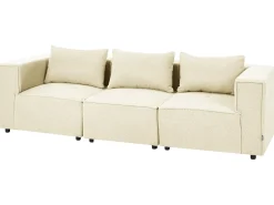 AXEBO 3 personers Modulsofa Cremehvid Boucle