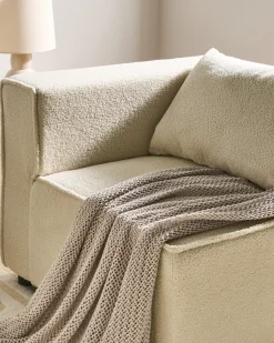 AXEBO 3 personers Modulsofa Cremehvid Boucle
