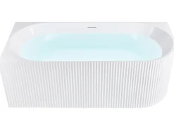 Badekar GOCTA Højrevendt 170 x 78 cm Hvid