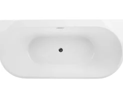 Badekar HARVEY 170 x 80 cm Sort/hvid