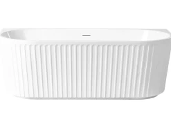 Badekar SERENA 170 x 80 cm Hvid