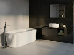Badekar SERENA 170 x 80 cm Hvid