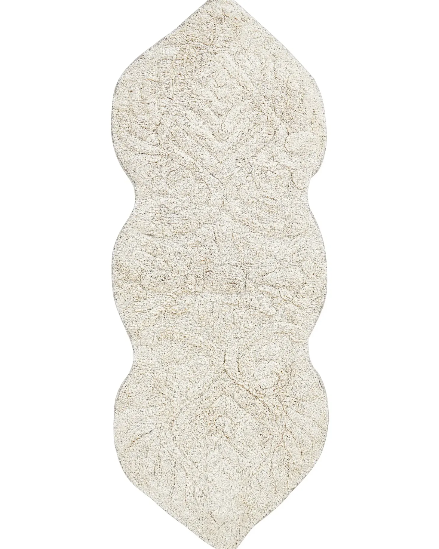 Bademåtte CANBAR Lys Beige 150 x 60 cm Bomuld