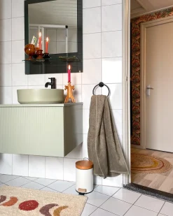 Bademåtte ESME Beige 50 x 80 cm Bomuld