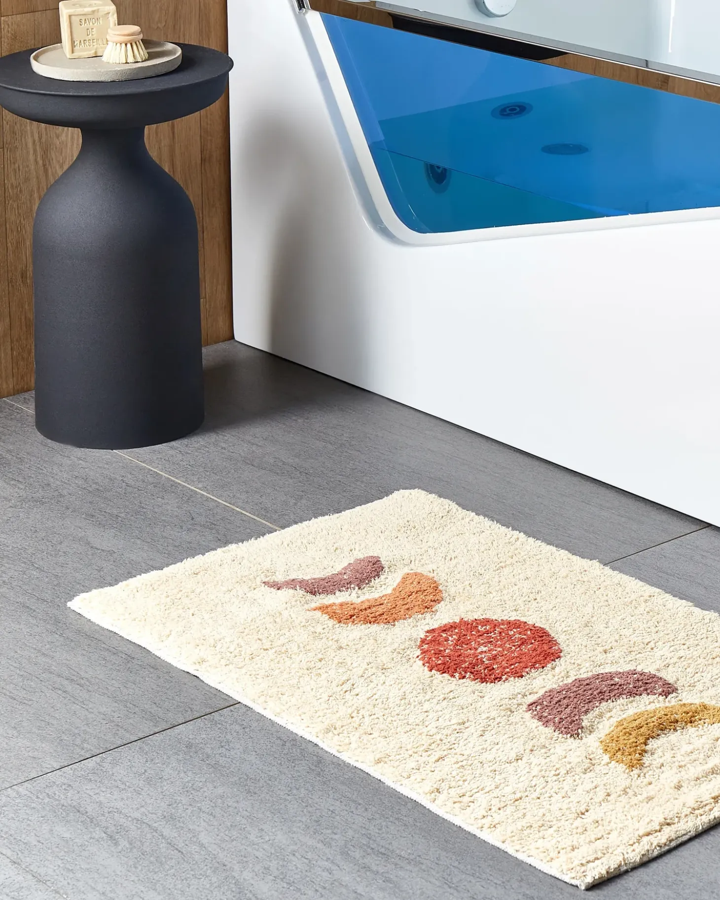 Bademåtte ESME Beige 50 x 80 cm Bomuld