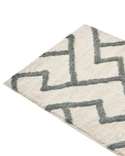 Bademåtte GARHI Beige 60 x 90 cm Bomuld