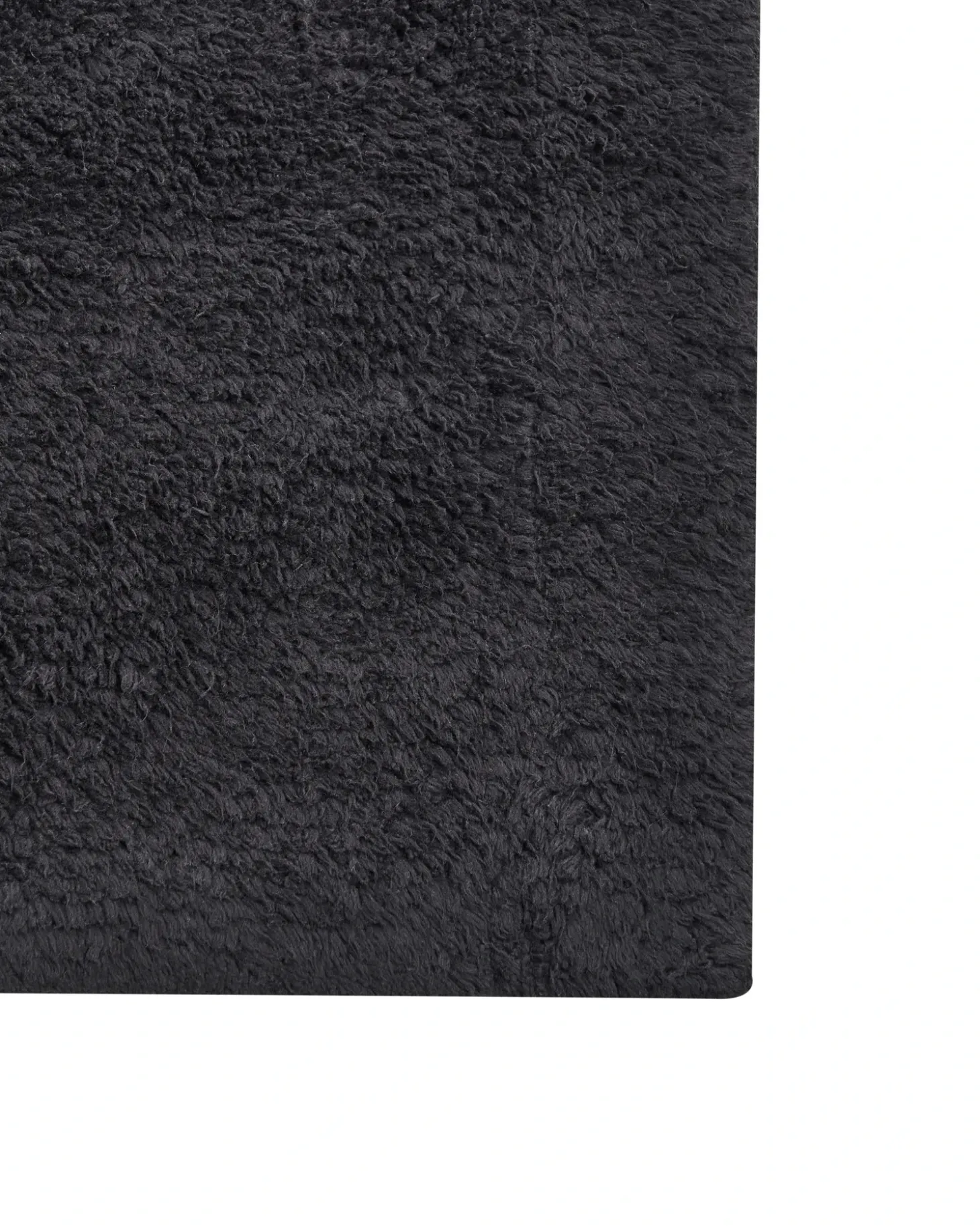 Bademåtte GOELA Sort 60 x 90 cm Bomuld