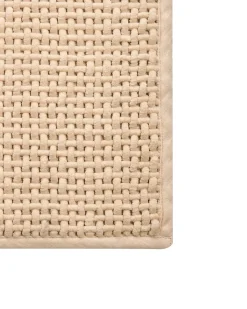 Bademåtte KARAD Beige 60 x 90 cm Bomuld