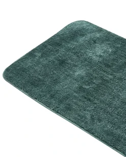 Bademåtte URLANA Mørkegrøn 60 x 90 cm Mikrofiber
