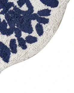 Bademåtte CANBAR Navy Blå 150 x 60 cm Bomuld