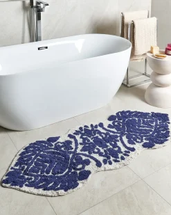 Bademåtte CANBAR Navy Blå 150 x 60 cm Bomuld