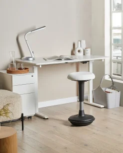 Balancestol ESTELL Kunstlæder Hvid