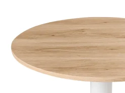Barbord MORELLA Lysebrun/hvid 60 cm 60 cm