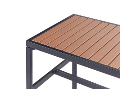 Barbord til have AVETRANA 150 cm 50 cm Sort