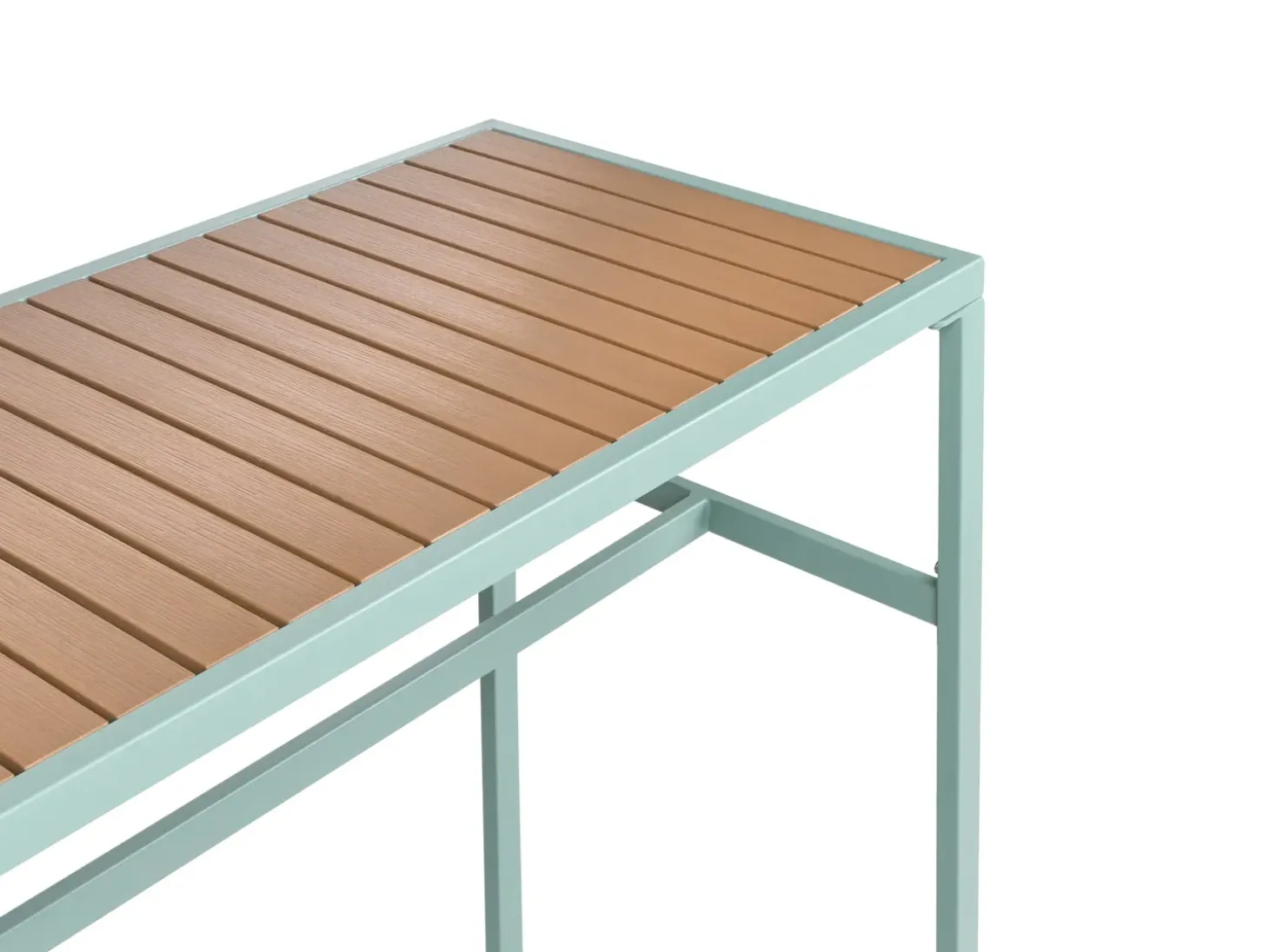 Barbord til have AVETRANA 150 cm 50 cm Lysegrøn