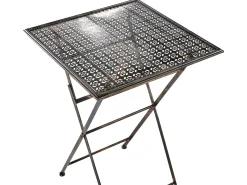 Barbord til have BORMIO 60 cm 60 cm Metal Sort