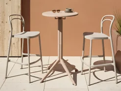 Barbord til have LEGRENA 60 cm 60 cm Beige
