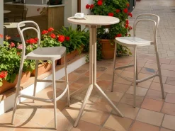 Barbord til have LEGRENA 60 cm 60 cm Beige