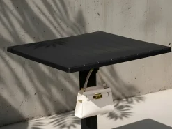 Barbord til have LEMNOS 60 cm 60 cm Sort