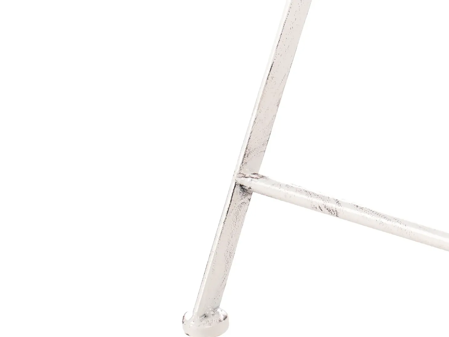 Barbord til have TRIESTE 60 cm 60 cm Metal Lys Beige