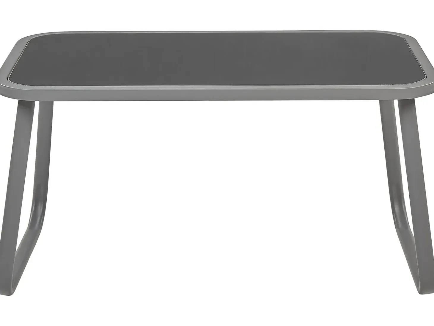 BARREA 4 personers Loungesæt med bord Grå Metal