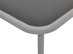 BARREA 4 personers Loungesæt med bord Grå Metal