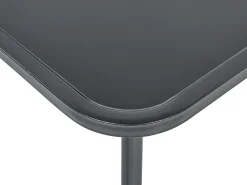 BARREA 4 personers Loungesæt med bord Sort Metal